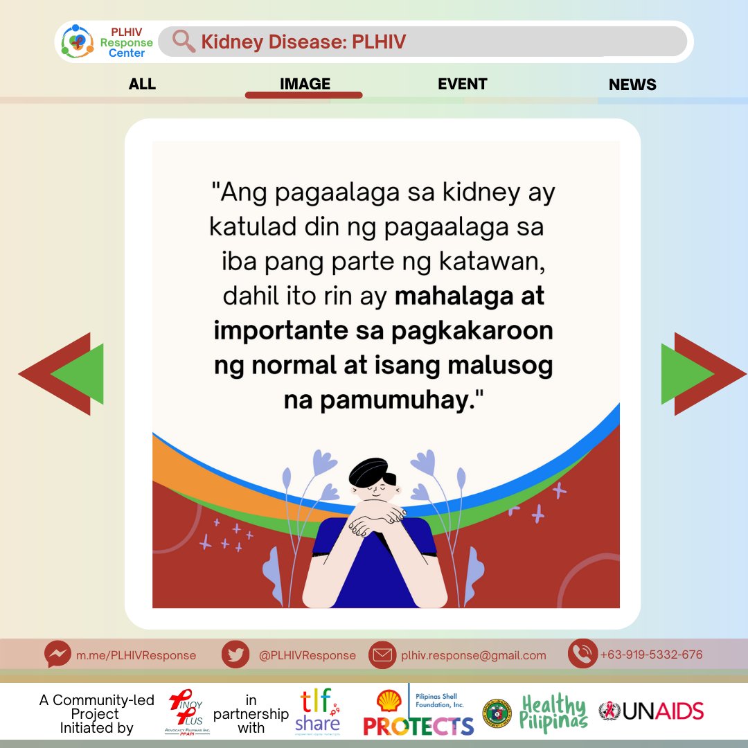 Ikaw ba’y mayroong mga katanungan tungkol sa pag-aalaga ng kidney at kung ano ang epekto nito sa isang PLHIV? Itanong lamang sa PRC. #PRCInAction #PRCcares #AskPRC #AskPRCNow