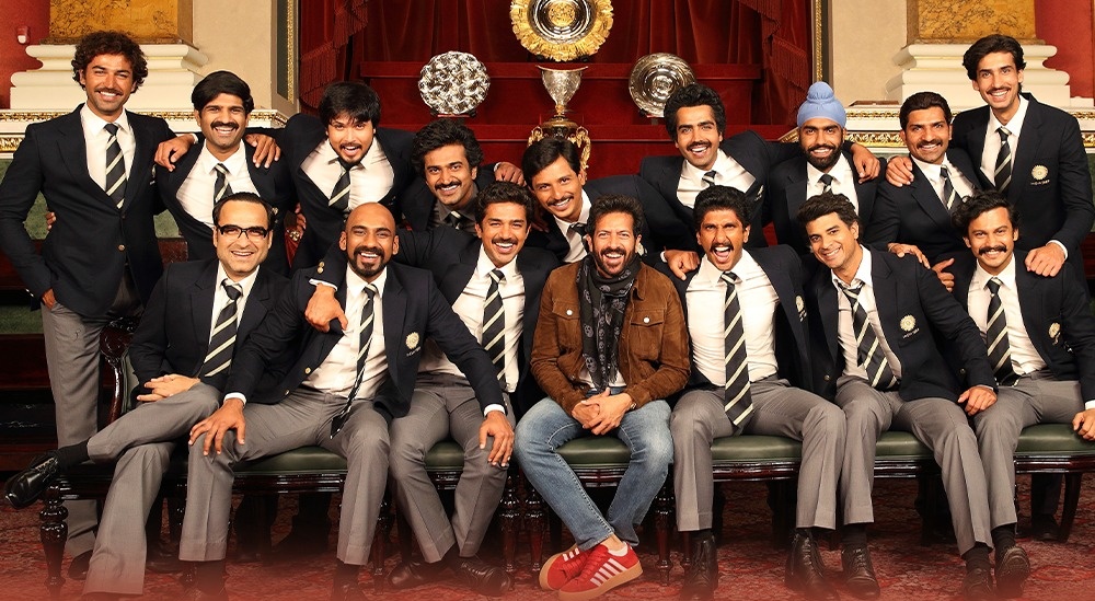 I was born after 6 year of India winning 1st world cup, But just because of you people and your tremendous Acting i can see the WorldCup83 

<a href="/RanveerOfficial/">Ranveer Singh</a> <a href="/deepikapadukone/">Deepika Padukone</a>
<a href="/issahilkhattar/">Sahil Khattar</a> <a href="/adinathkothare/">Adinath Kothare</a> <a href="/AmmyVirk/">Ammy Virk</a> <a href="/IamChiragpatil/">Chirag Patil</a> <a href="/r_badree/">RB</a>
