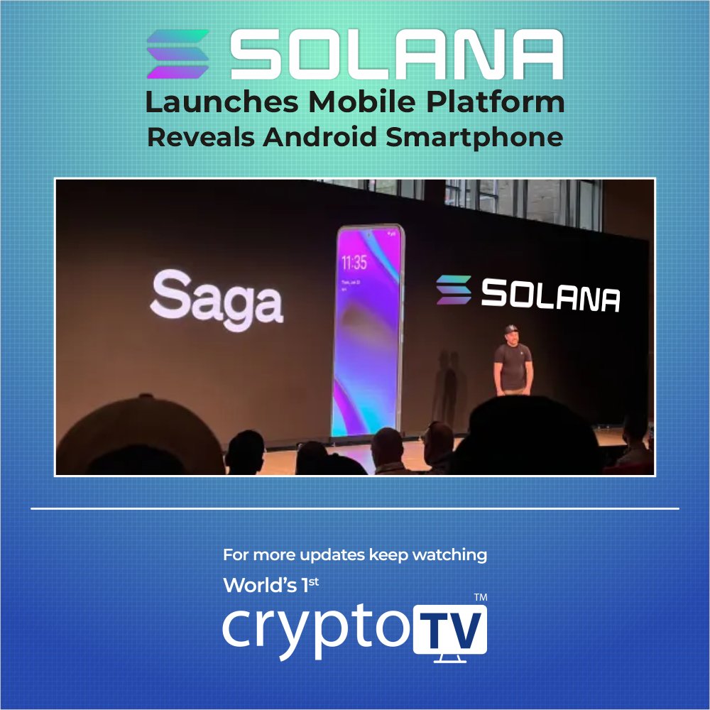 reallive3tv's tweet photo. Solana Labs Launches Mobile Platform. Reveals Android Smartphone
.
.
Get live update's on Crypto related News 👇
📱Download App: https://t.co/EIOGChSwXO
🏷️ #Cryptotv #cryptowire #Solana #Web3Smartphone #Web3 #SagaSmartphone #Saga https://t.co/4CI6gmQ6pJ