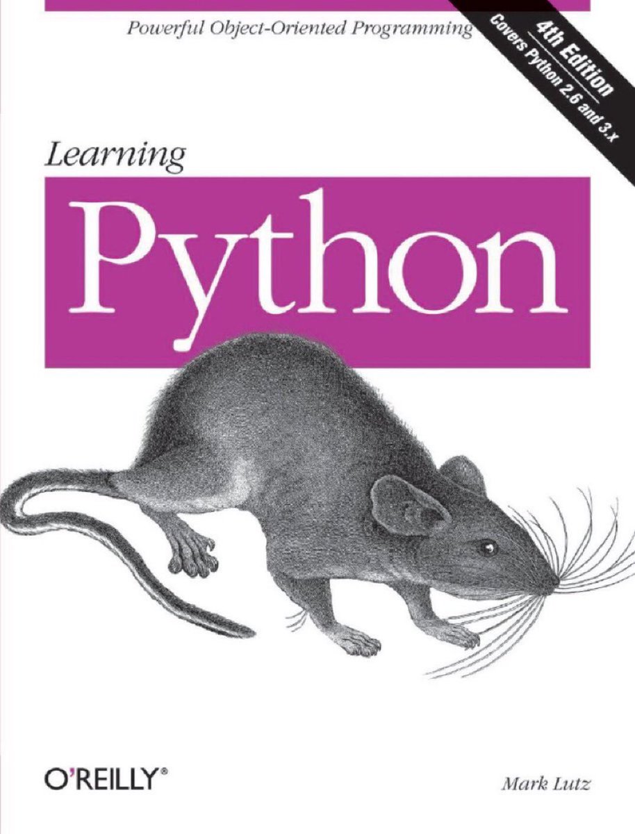 KirkDBorne's tweet photo. [Download FREE 1213-page PDF eBook] "Learning Python" (4th Edition) at https://t.co/u9KcUcpX50
————
#BigData #DataScience #AI #MachineLearning #Coding #DataScientists #100DaysOfCode #programming #SoftwareDeveloper https://t.co/ao7GKiM5qp
