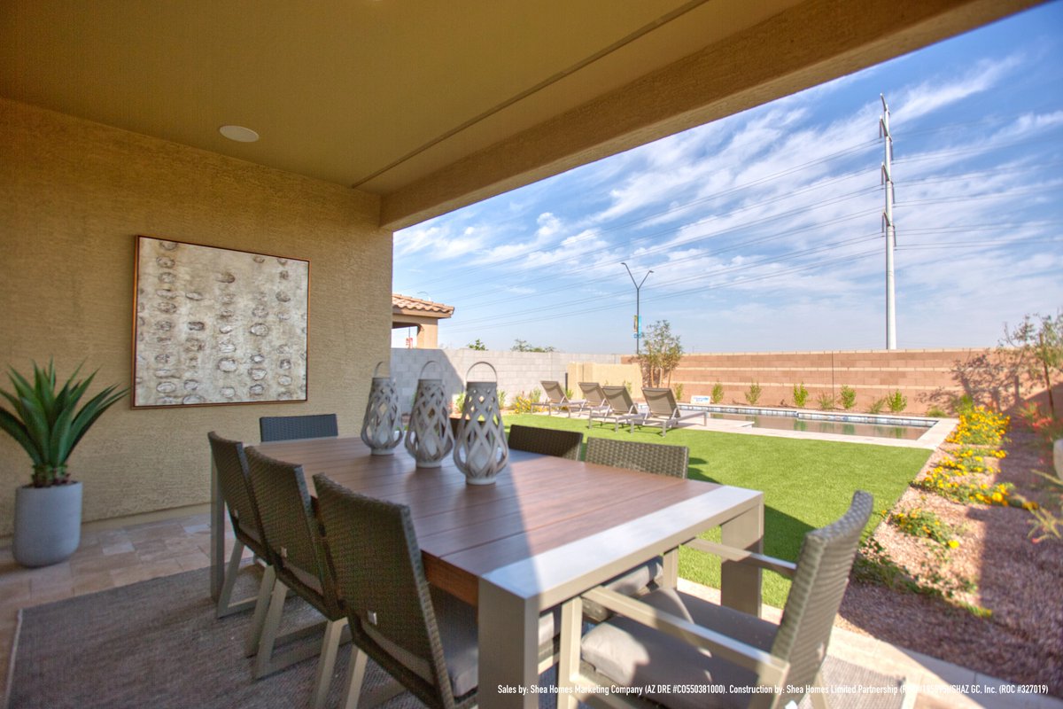 SheaHomesAZ's tweet photo. Shade: ✅ 
View: ✅
Vibes: ✅ 

What more could you ask for?

#AcclaimAtAlamar #backyard #backyardsofaz #covereddeck #patio https://t.co/rLhWEN35qT