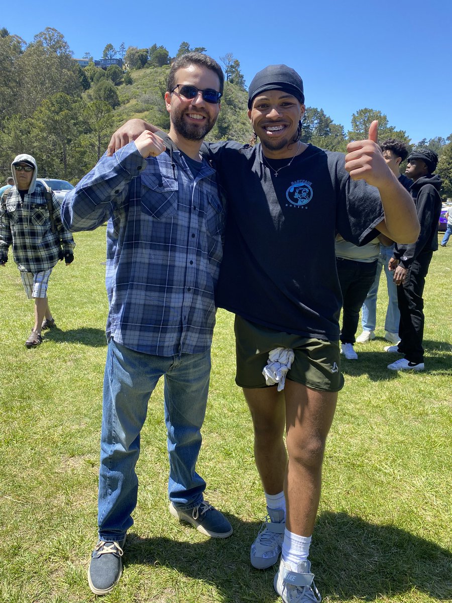 Robbie1Kenobi's tweet photo. Shoutout to my new #boxing brother Jahli who competes tomorrow night at the United Irish Cultural Center and Fire in the Ring’s second Amateur Fight Night! #FighterFriday #boxing #BayAreaBoxing #Jahli #BabyFaceBoxing #boxingfamily #MyFightMyStory
@bbrawlersboxing https://t.co/Xoi4QD4dXk