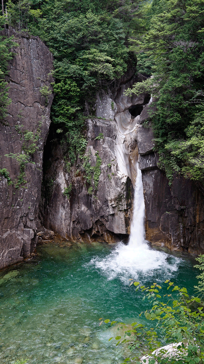 「牛ヶ滝」もう一枚。

これにて、
第1回？「ブルホーンで行く、牛地名巡り」達成。
あとは無事に帰るのみです。（重要）