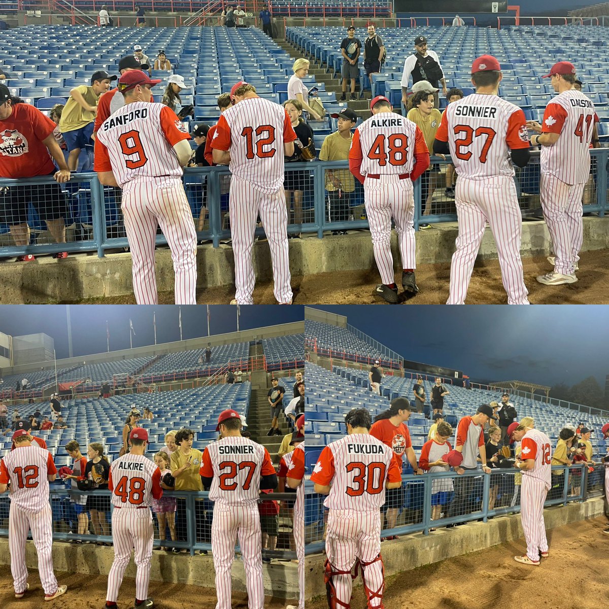 ottawa_titans's tweet photo. The players love meeting and talking to the fans after the games just as much as you guys do. 

Let’s keep it going !! 🤩🤩

#AutographAlley #HereToStay https://t.co/KrXm1kZebD