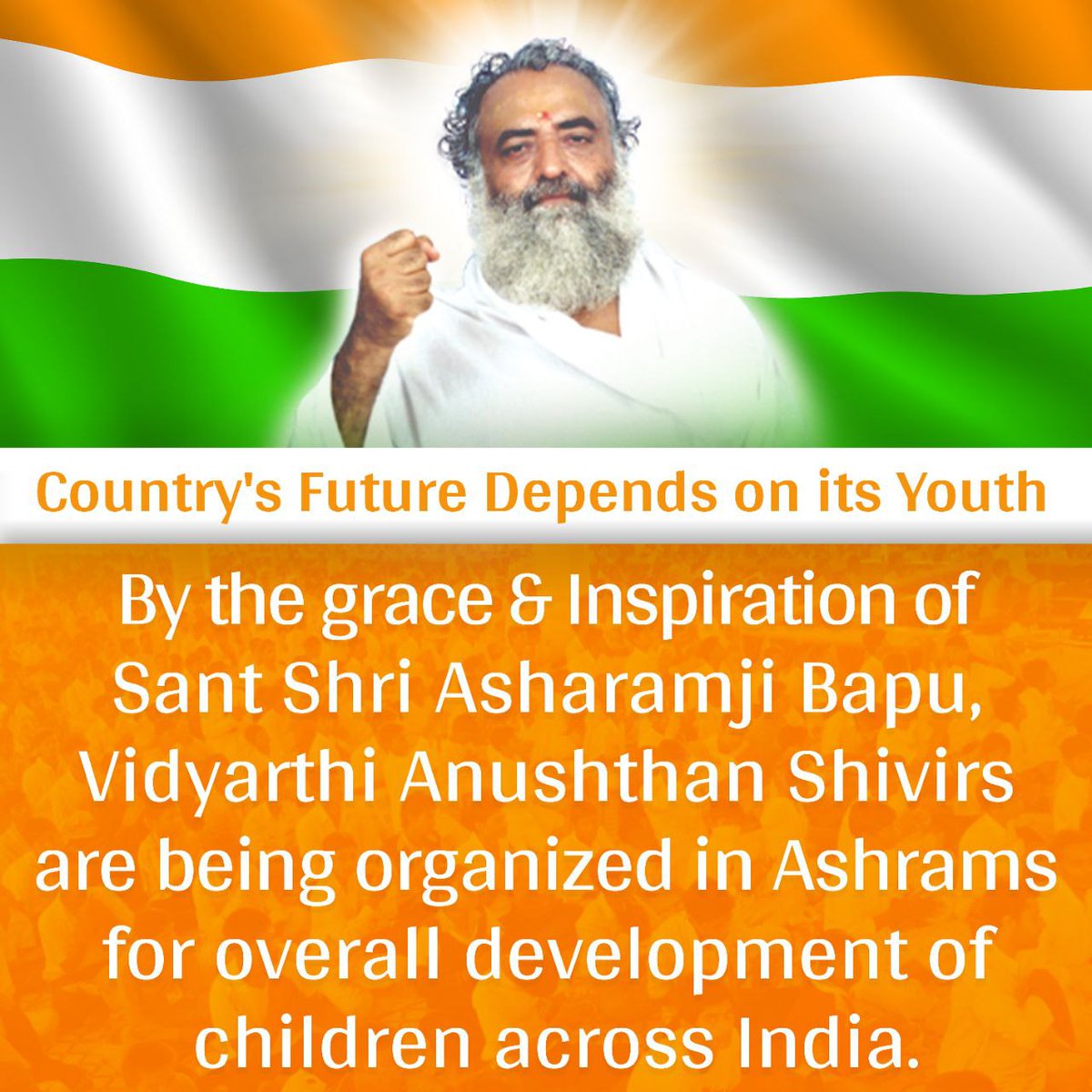 isha_sethi_'s tweet photo. By the divine inspiration of Sant Shri Asharamji Bapu Ji, the Summer Camps of Sant Shri Asharamji Ashram are teaching children beneficial tips for building the #BrightFutureForStudents and bringing them Towards Our Culture like Jap, Pranayam, Moral Values and Character. https://t.co/OmTQOjqrov