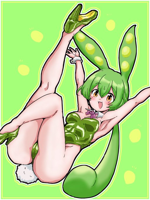 #どんどん土曜日ずんだもん
今日のバニーです 