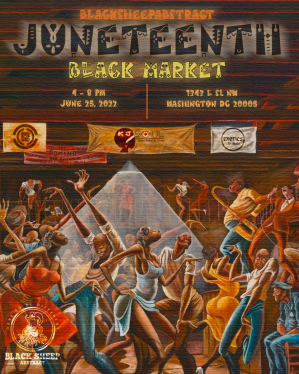 BSAbstract's tweet image. Black Sheep Abstract Presents “Black Market”, An afternoon filled with Music, Networking, Soul Food and Shopping with some of the best Black Entrepreneurs in the DMV.

- Mr. Black Sheep 🖤🐑