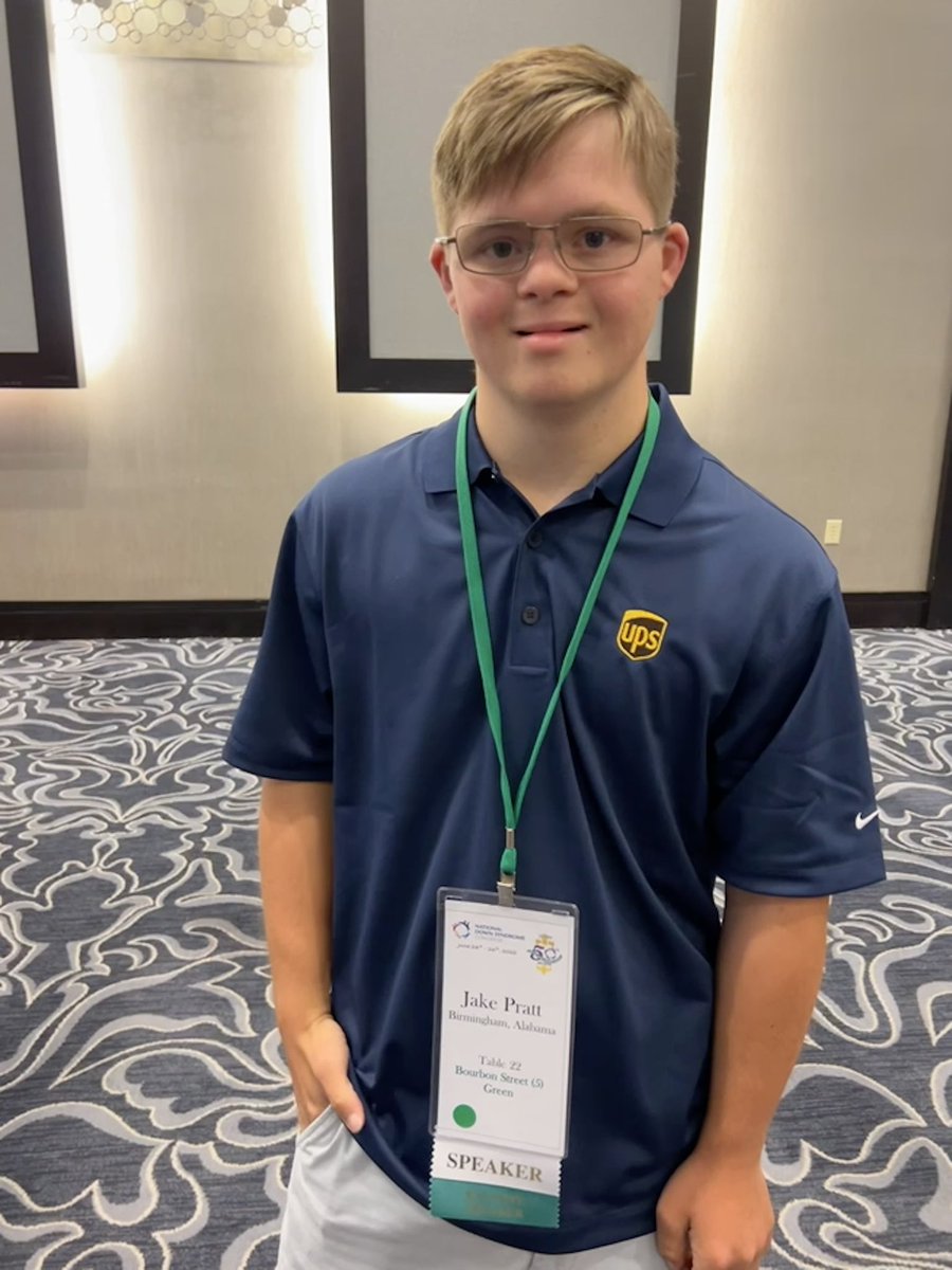 It was such an honor to speak at the <a href="/NDSC/">National DS Congress</a> Convention in New Orleans tonight to talk about inclusion in the work force and represent my awesome company <a href="/UPS/">UPS</a>