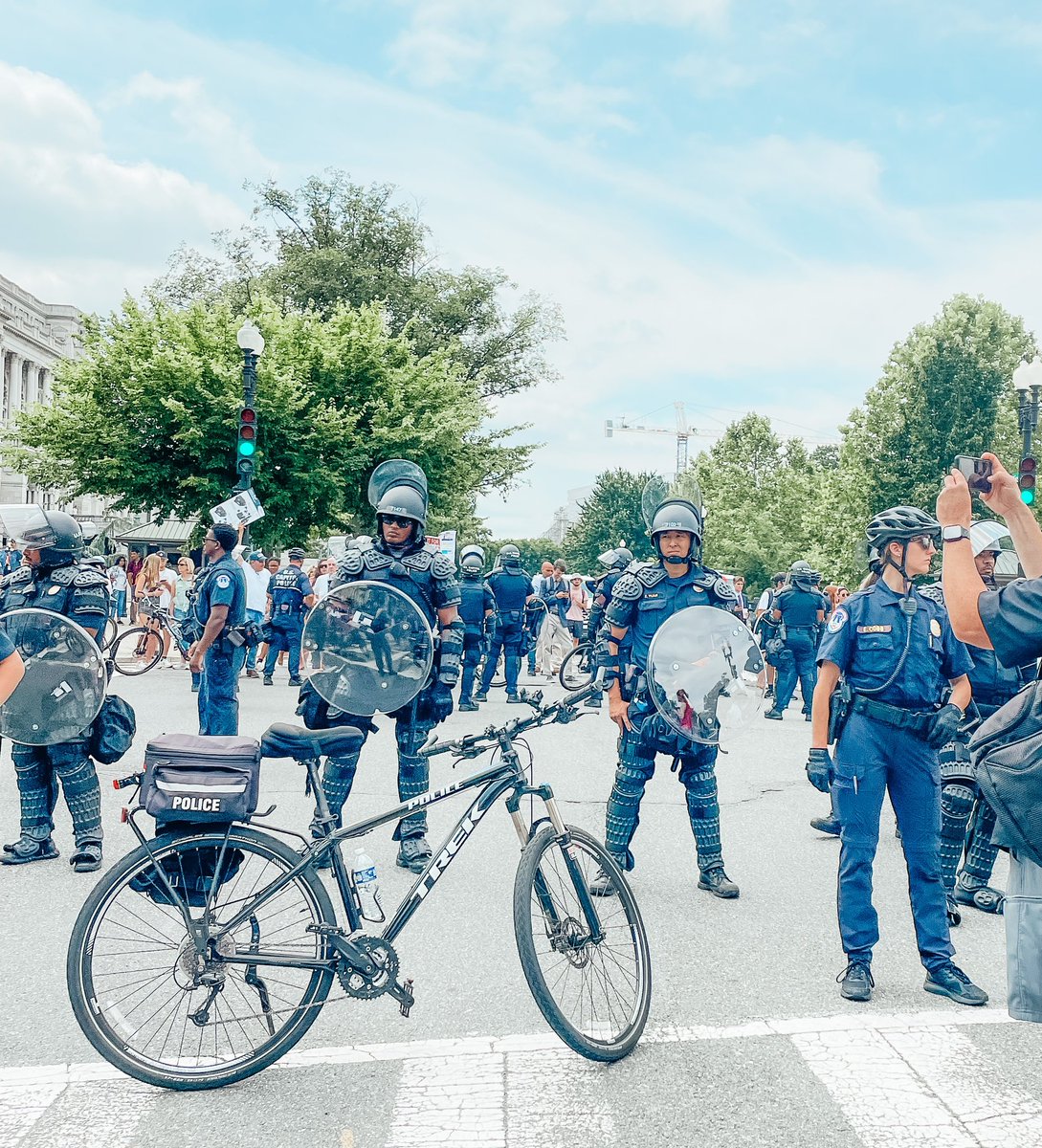 EmilyWurdeman's tweet photo. We will not go down without a fight. This is just the beginning. You cannot say “my body my choice” about wearing a mask to protect others, but force someone to birth a baby. The riot gear does not scare us, losing bodily autonomy does. https://t.co/qfR6cwIOzj