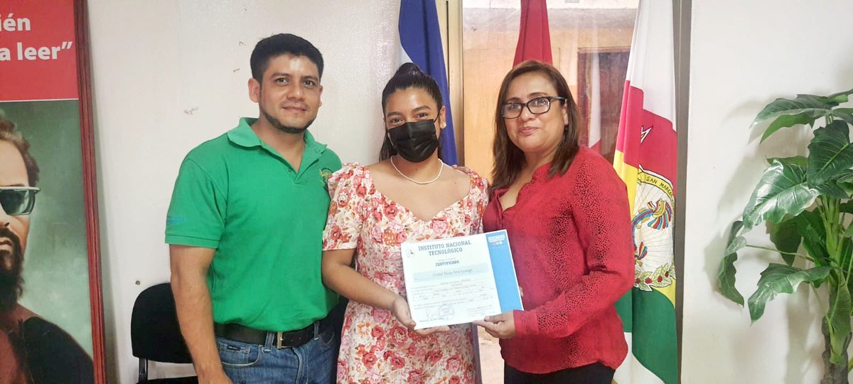 EliuYuber's tweet photo. San Marcos// Gobierno Local en coordinación con el INATEC, realizan Entrega de Certificados del Curso de  Sistema Operativo a Protagonistas de la Escuela de Oficio Tomas Borge M.
@IsraelCarball14 @Julinda31231548

#4319FuerzaDeVictorias https://t.co/wBXuQCys9Y