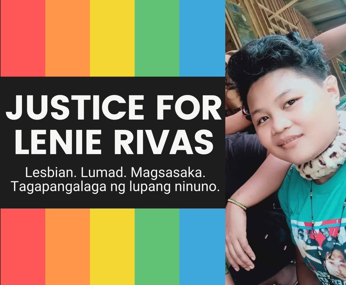 Today, I pay tribute to Ryan Hubilla, Chad Booc and Leni Rivas - members of our community - whose contributions to the struggle for gender equality and social liberation are memorialized in the narratives of the peasant and indigenous peoples’ movements. #Pride
