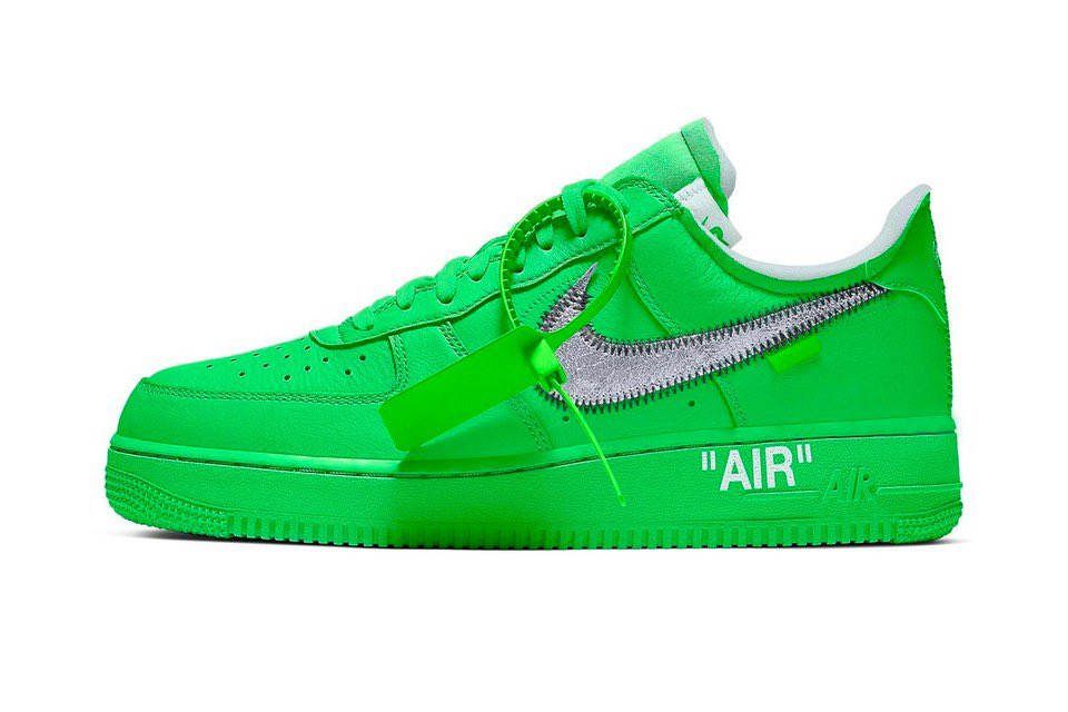 Lime Green Off White Air Force 1 Brooklyn Upcoming Shock Drop!