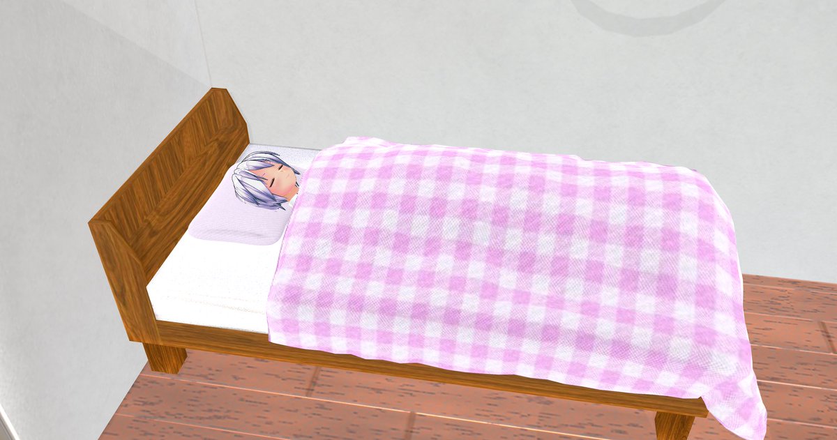 to_sleep_or_die's tweet photo. シングルサイズのベッドです.
掛け布団がちょっとだけ動かせます.
※部屋は付きません.

#COM3D2　
https://t.co/eCdhry3hmA https://t.co/MJRplgHY1y