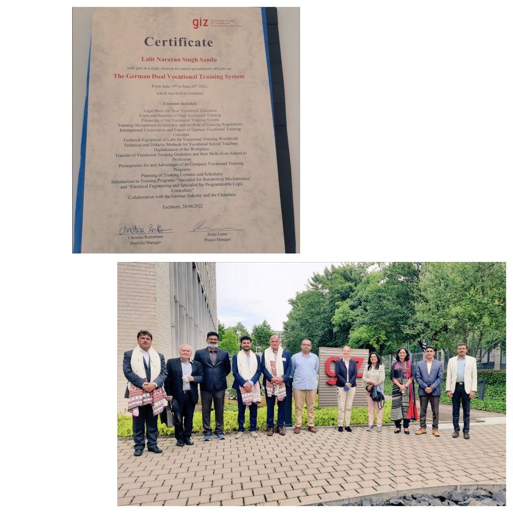 DETGujarat's tweet photo. A thriving MSME ecosystem,quality jobs,competitive advantage in many sectors,all this is largely a product of German vocational education system.Gujarat ITI Principals &amp; officials wrap up a week long tour with know-why &amp; know-how to help improve ITIs &amp; job prospects of our youth. https://t.co/2HXyN4e4EP