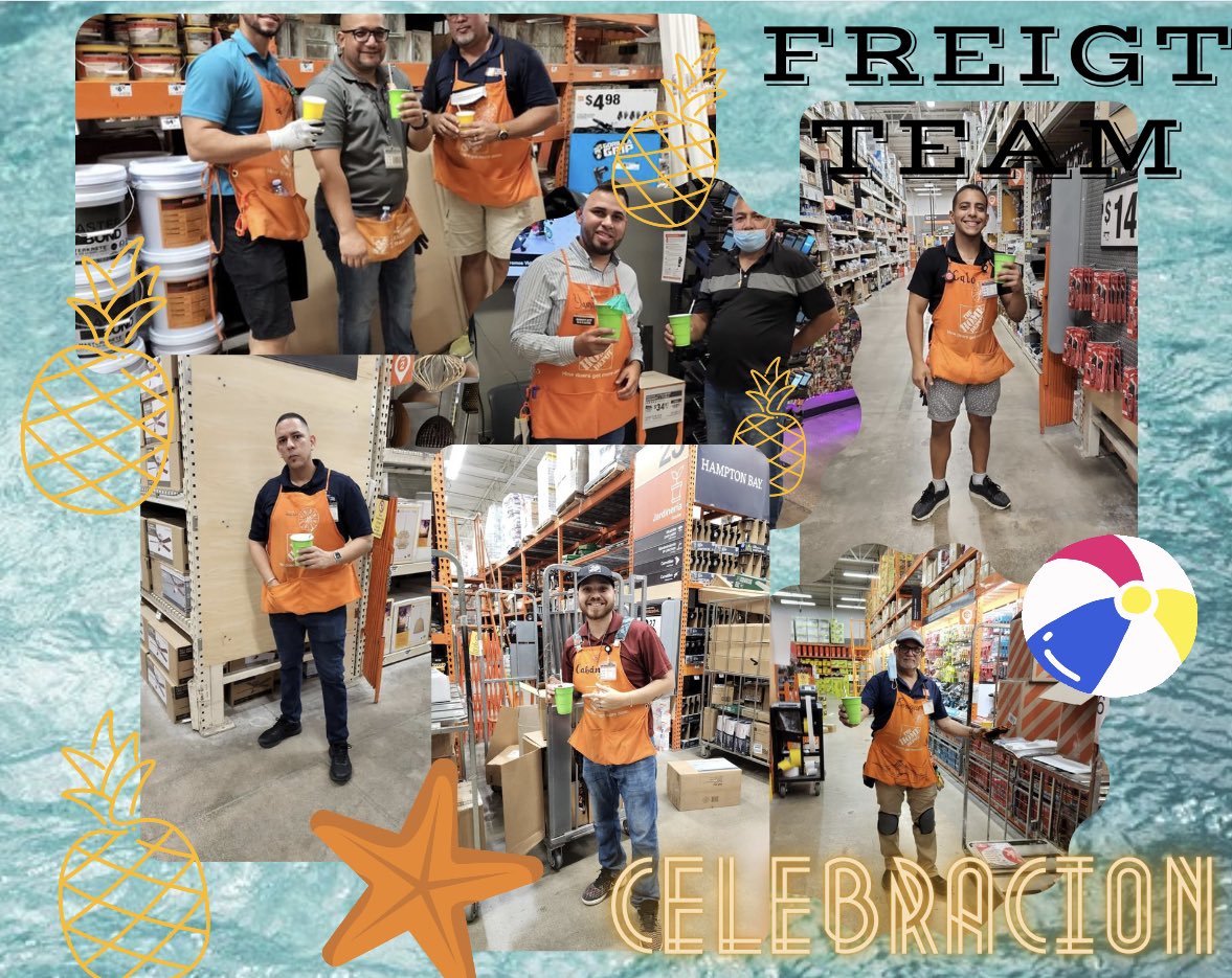 🔶Celebrando🔶 con nuestro equipo de nigth Crew y de Closing de la tienda 6️⃣4️⃣0️⃣9️⃣🇵🇷 la Noche de San Juan 🍍🎉 con Piña Colada en mano 🧡 Conectando con nuestros asociados 🤩