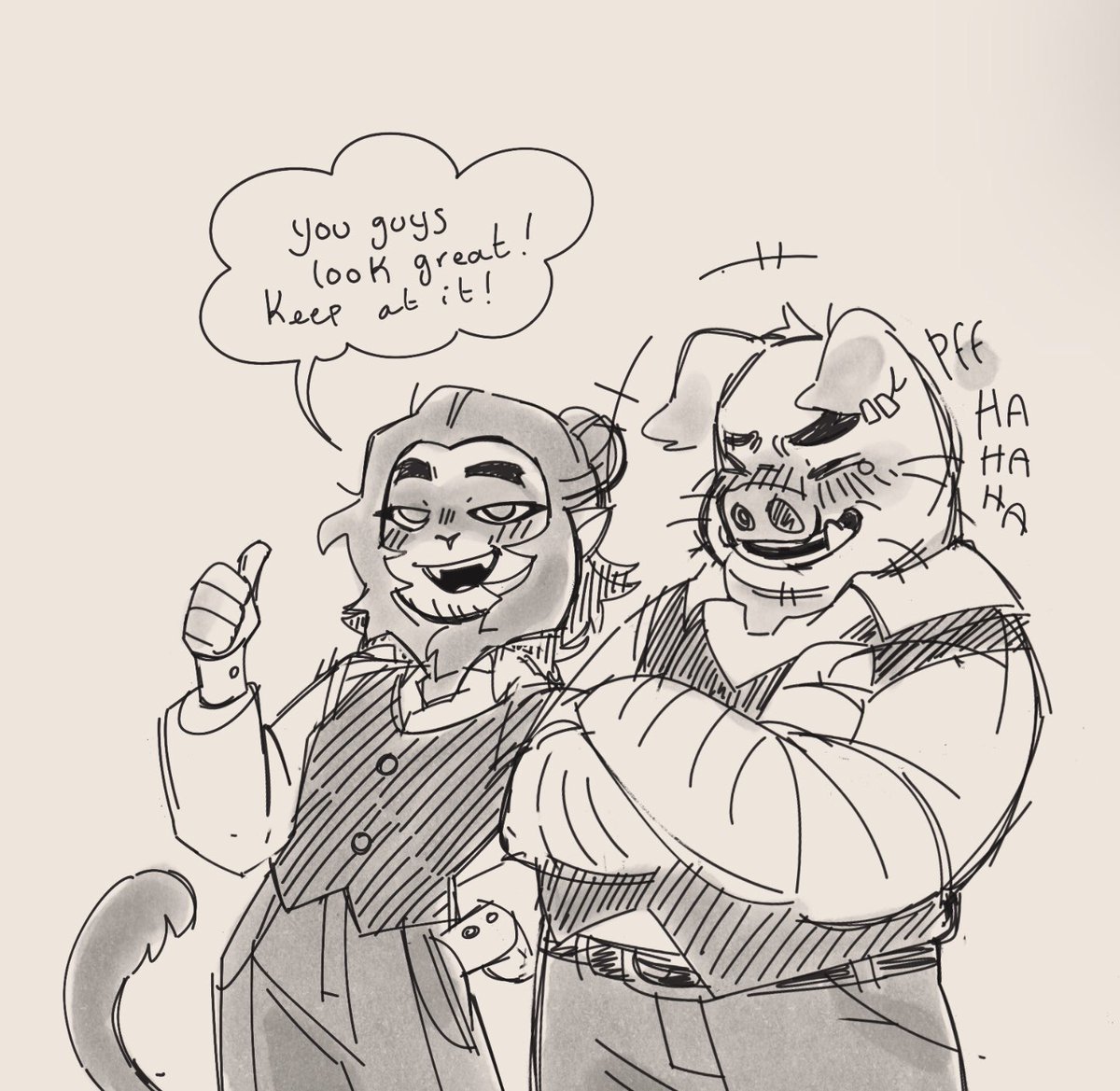 they lost a bet 