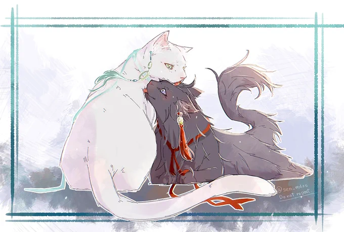 #2022年自分が選ぶ今年上半期の4枚
ここら辺
忘羨猫ちゃんはシリーズもっと描きたいかな🐈 