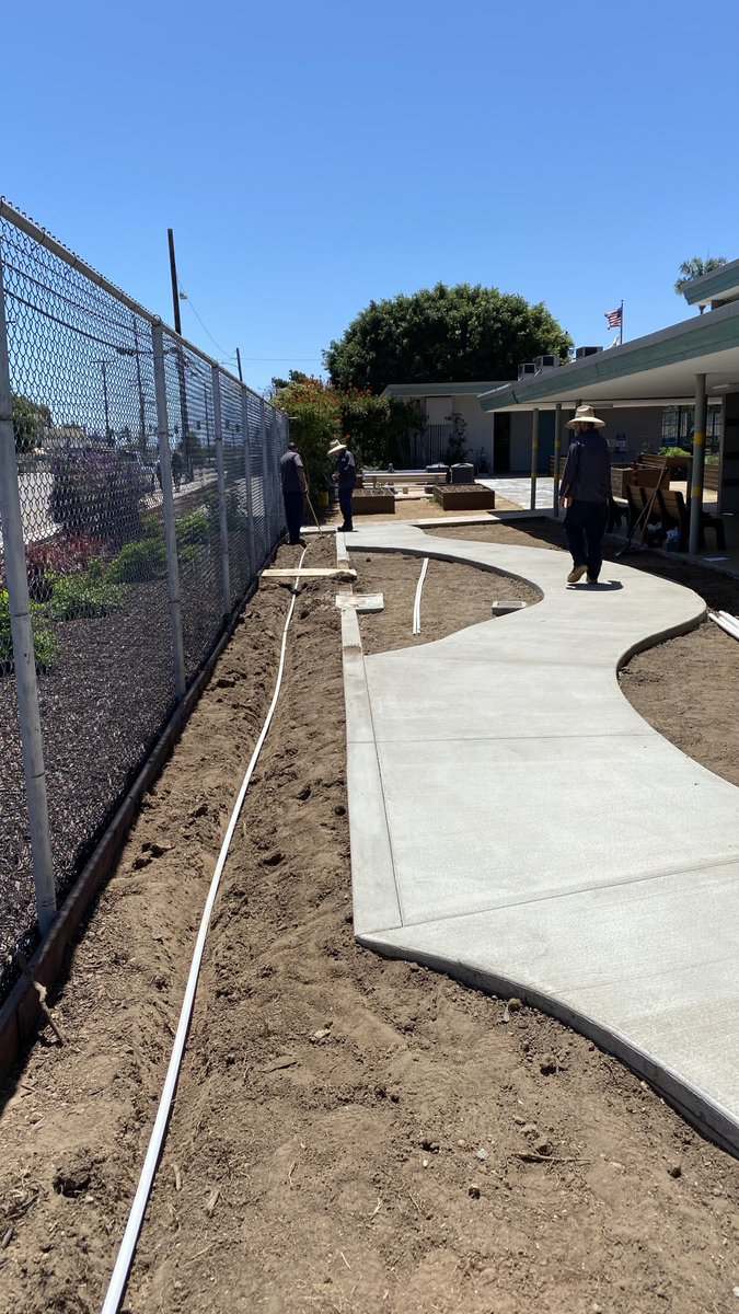 NSD_Castillo's tweet photo. #NSDnow it's Friday evening, and we're still pouring concrete. I am happy with how the summer projects are going so far. ⁦@NSDLeighangela⁩ https://t.co/mjf3XhzS8s