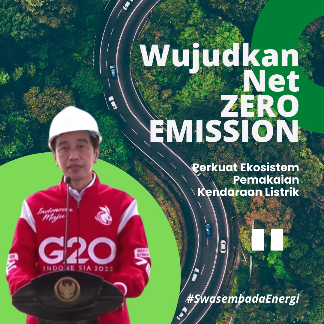 Kendaraan listrik sangat penting untuk mewujudkan Net Zero Emission loh. 

#SwasembadaEnergi
