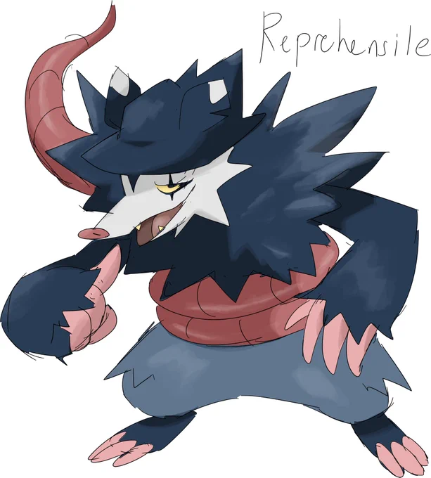 Made an opossum pokemon. 