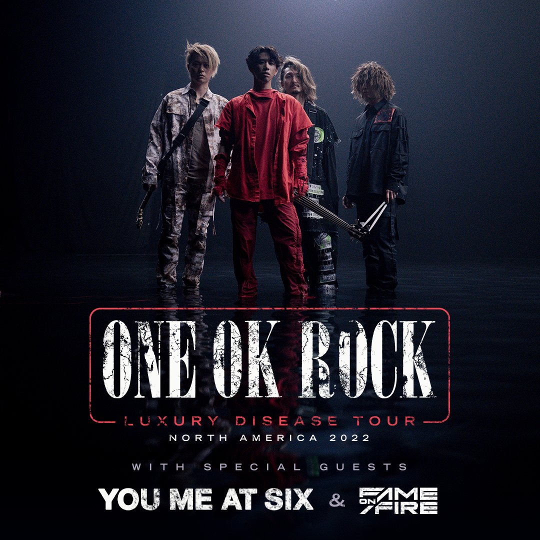 ONE OK ROCK_official on Twitter "ONE OK ROCK LUXURY DISEASE TOUR NORTH
