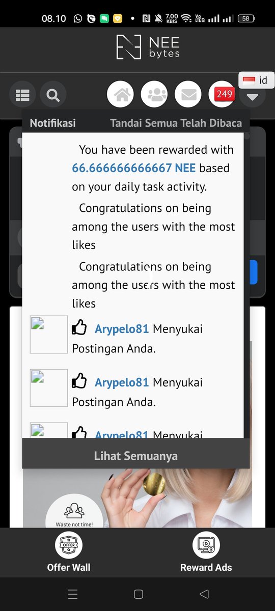 Pengen_Sukses12's tweet photo. Alhamdulillah untuk rejeki pagi ini dr Neebytes ๐๐คฒ๐ผ
#Neebytes
#Neebytesindonesia https://t.co/ZFgnEZuVMF