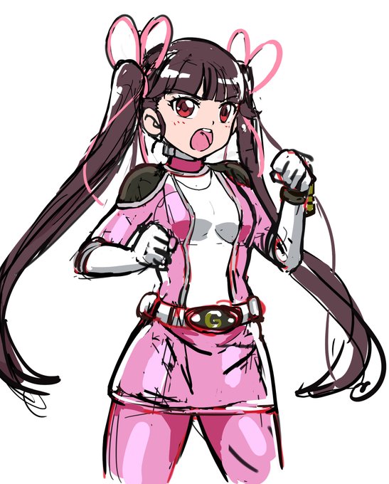 落書き。恋は世界征服のあとでのピンク。
#恋せか 