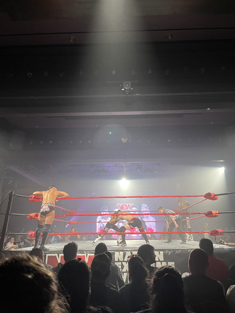 HermanGrewal87's tweet photo. Incredible night so far @NEWWrestlingInc !! #NEW4 https://t.co/8BE7bspbS3