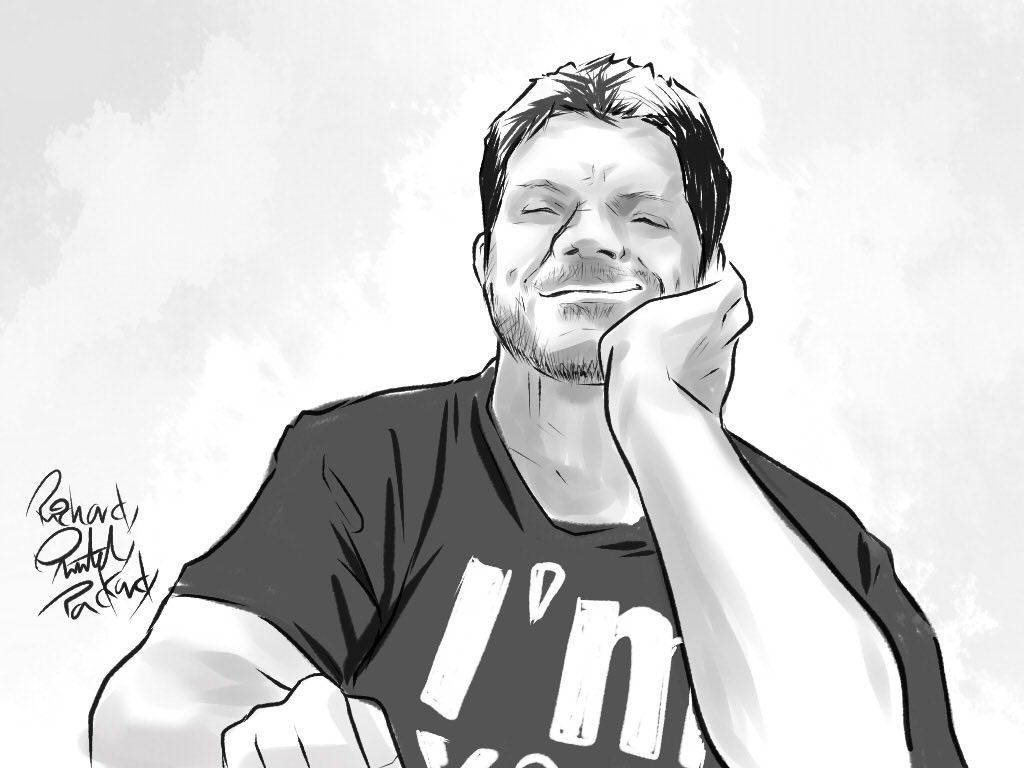 「Forever… #ChrisBenoit 」|Richard Intel Packardのイラスト