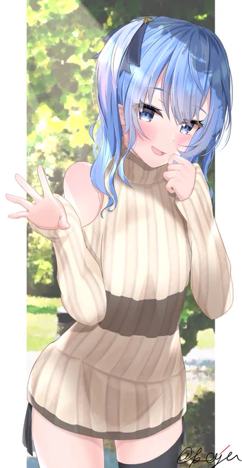 お～い、あなたのすいちゃんはこっちですよ～^^#星街すいせい #ほしまちぎゃらりー 