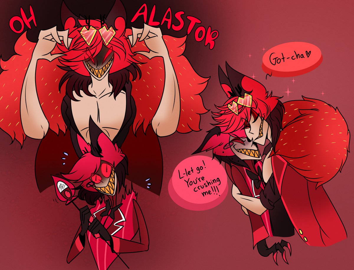 StaticAppleSin's tweet photo. Hug a deer day- 🦌~
#HugAlastor #BerryVerse
#hazbinhotel #hazbinhotelAlastor https://t.co/fYNVsFrITJ