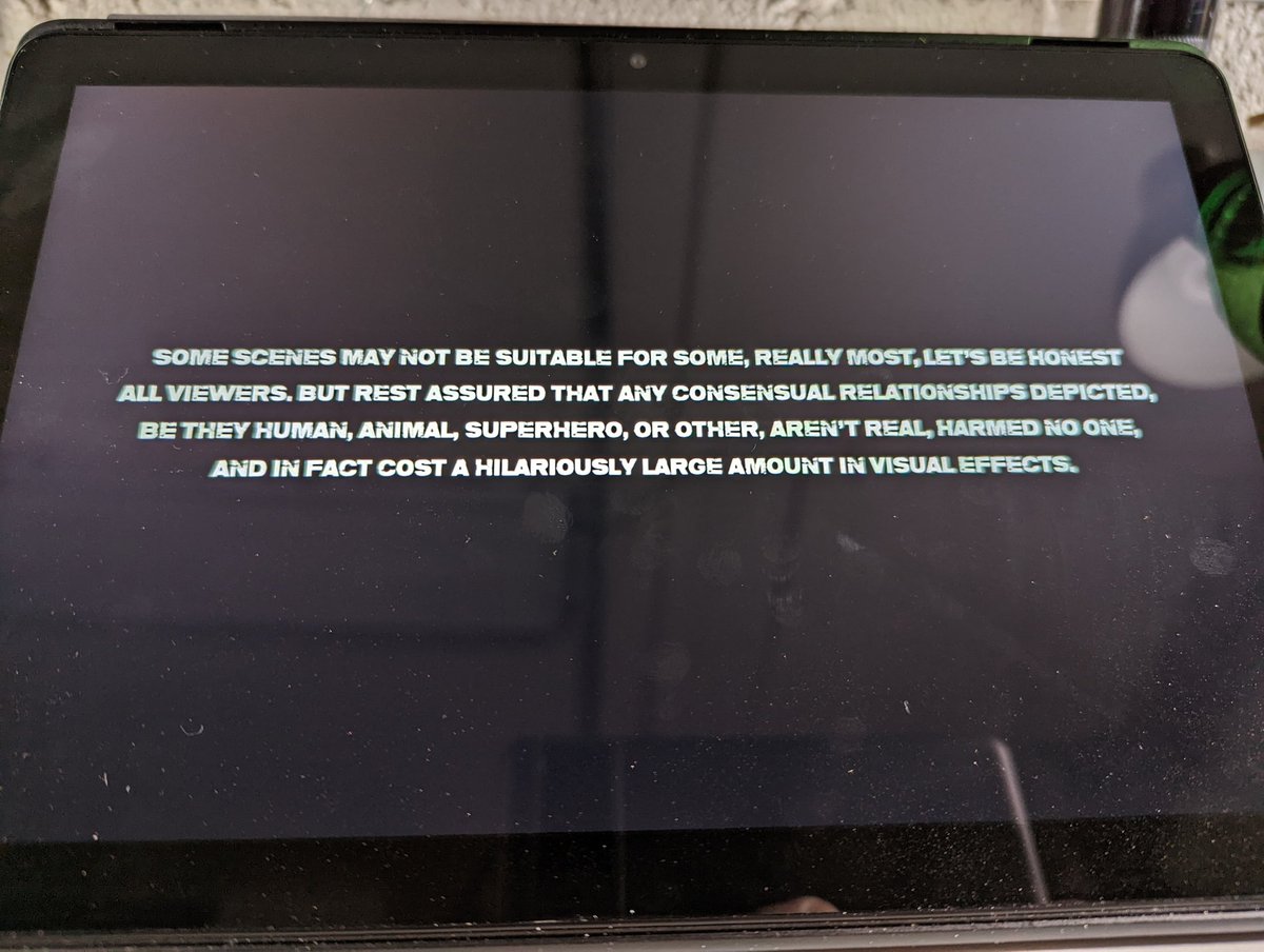 That's quite the disclaimer.

#Theboys
#TheBoysSeason3