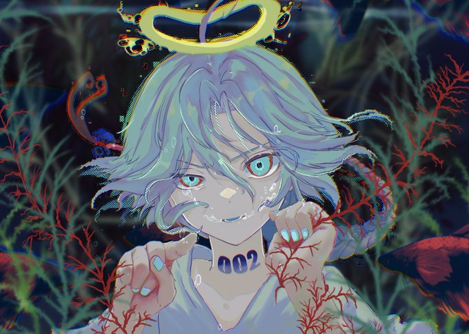 「blue hair coral」 illustration images(Latest)