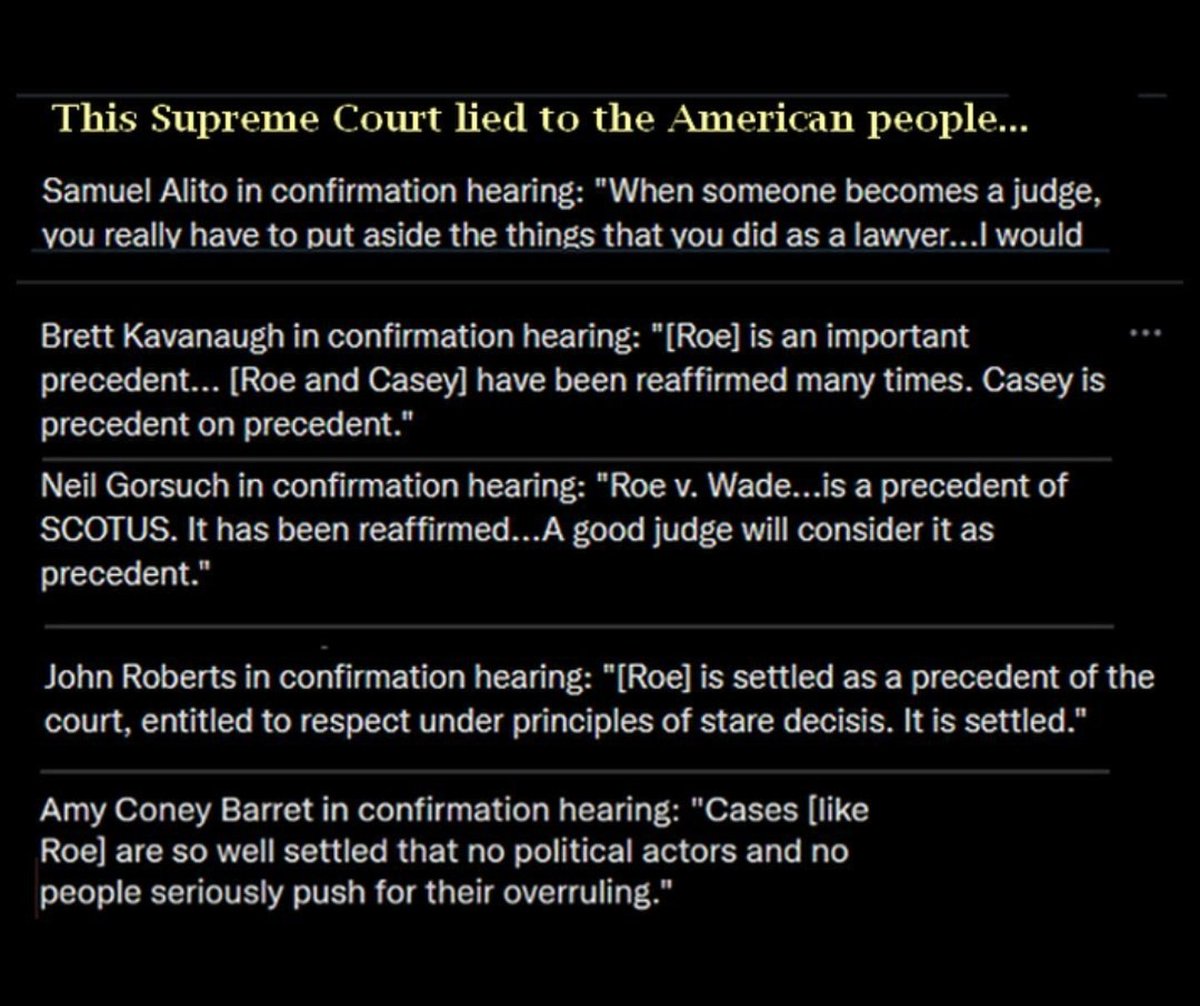 Extraordinary lies by ultra-right Justices. SCOTUS is really no longer legitimate.