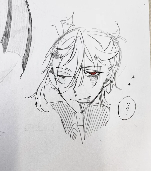学校で描いたので、 