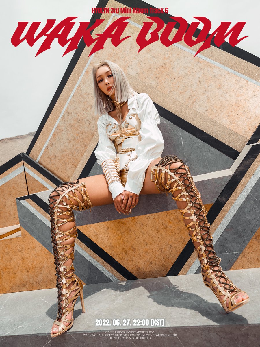 officialhyolyn_'s tweet photo. 📂 Waka Boom Gallery
Piece #1

Waka Boom (feat. 이영지) (Original Ver.)
Exclusive Performance Video
2022.06.27 22:00 (KST) Release

#효린 #HYOLYN #WAKABOOM  
#bridʒ #브리지 https://t.co/5LLsxynVCF