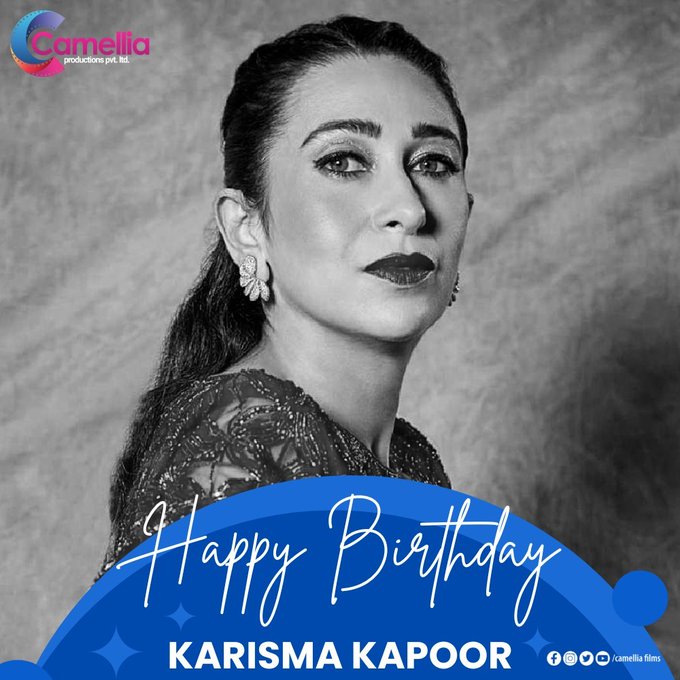 Here\s wishing a very Happy Birthday to the Gorgeous Karisma Kapoor.  
