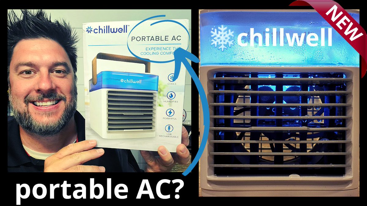 JReviews4u's tweet image. ❄️ 🥶 Chillwell Portable Air Conditioner 
youtu.be/G36wTf9jVZc
#CHILLWELL #PortableAC #swampcooler #buyordeny #jeffreviews4u #informer #ArcticAirPureChill2