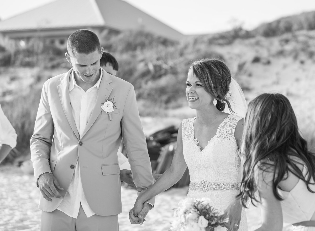 7 yrs ago we were getting married on the beach. Today, Weston &amp; me are at Kids Camp while Lex, Graham, &amp; Mabrey are at the farm. Love looks different than held hands most days for us now as a fam of 5 busy with this, that, or the other but I am so thankful for this bride of mine.