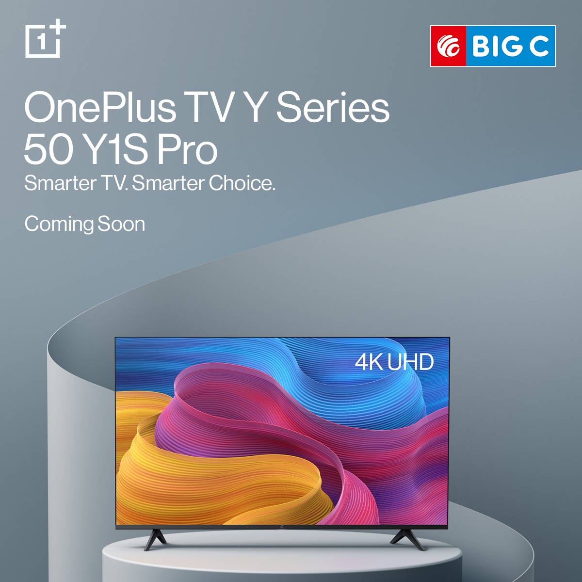 BigCMobilesIND's tweet photo. COMING SOON!!
Watch your favorite movies at home with Theater like experience. Elevate your TV experience choose One Plus TV Y Series 50Y1S Pro.
#BigCMobiles #90mintsdelivery #ThinkBigThinkBigC #mobiles #mobilephones  #smartphones #oneplustv #oneplussmarttv #smarttv #comingsoon https://t.co/ymdLknDTiD