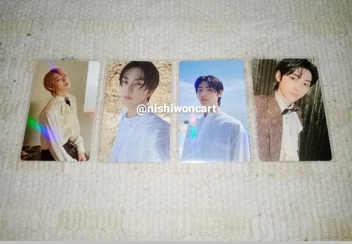 nishiwoncart's tweet photo. wts lfb ph !

#nishiwoncart

꒰ d:d photocards tingi ꒱

  — selca :300 holo: 280
  — payo / 3 days dop
  — mint condition 
  — mop: gcash 
  — jnt / ggx 

🖇 jungwon odysseus d:d selca pc sunghoon scylla d:d selca pc sunghoon ody concept sunoo scylla concept pc https://t.co/d6ByHDVAzY