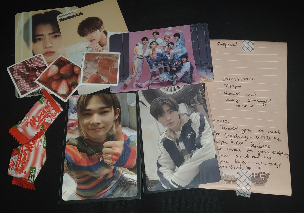pshxnrk_'s tweet photo. ✷ [ Jammymailz ]❕💭 #_1209mails 

⤷ @jeonriveace • #aein_feedbacks
 
💌: hello! hoonki arrives safely to me po! thank u sm for trading w me! i hope heesun arrives safely to u din po♡ tysm for packing them securely &amp; for the freebies. until our next transaction!

#_1209trades https://t.co/mHhuyb3MWy