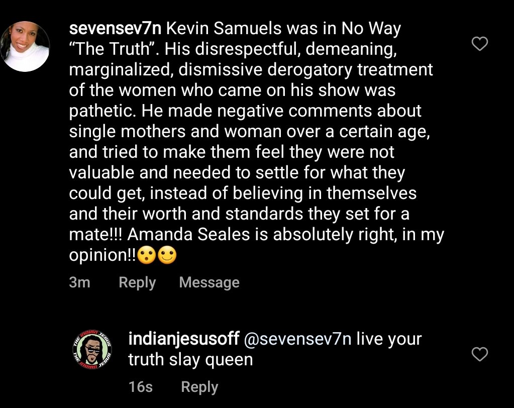 IndianJesusOff's tweet photo. I know it's petty but I'm proud of this one 😂
#ripks #KevinSamuels
Imagine being this ignorant/entitled . I'm sure if I followed her private page and commented on a random post of her admiring someone who died unsolicited, she'd be cool with it, nah? https://t.co/rzusKXikB3