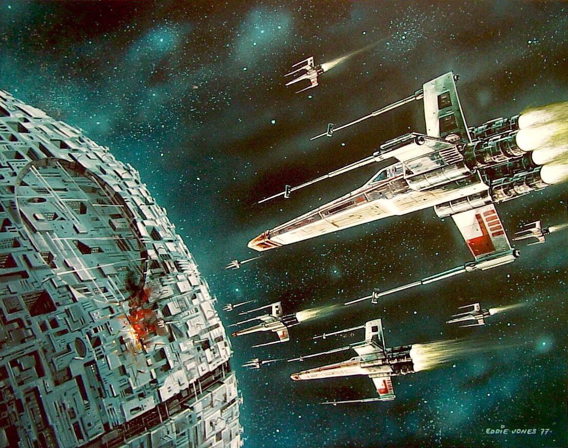 retroscifiart's tweet image. Art by Eddie Jones, 1977