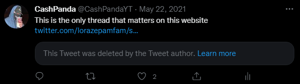 CashPandaYT's tweet photo. Twitter is dead https://t.co/t07quI2owB