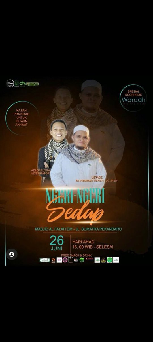 Tak hanya dijadikan materi oleh pendeta dan pastor, juga teman-teman Muslim. Sungguh membahagiakan ♥️