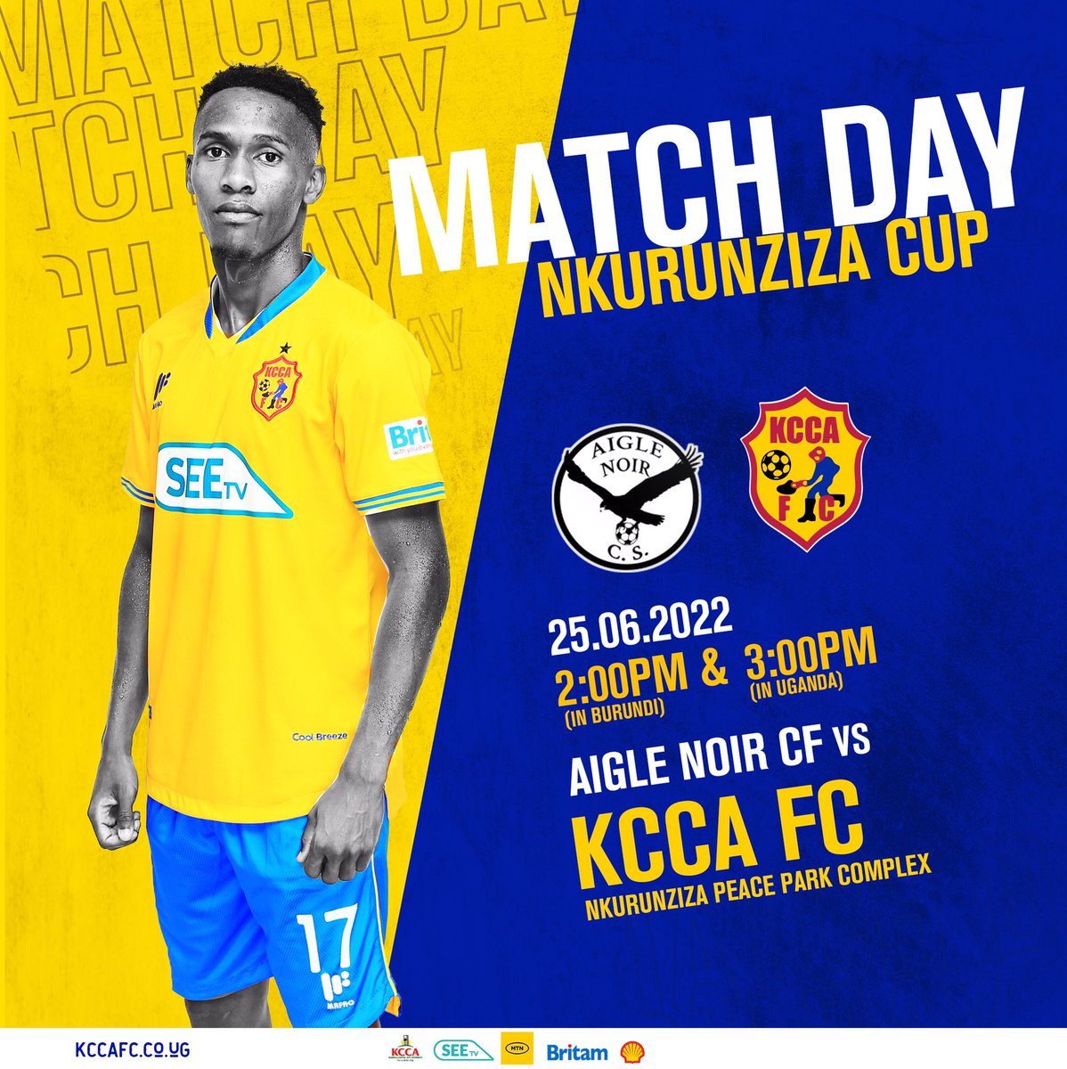 KCCAFC's tweet photo. Game day 
Nkurunziza Cup Final⚽️⚽️⚽️.
Come on Cityzens. https://t.co/YLwQ6dRykE