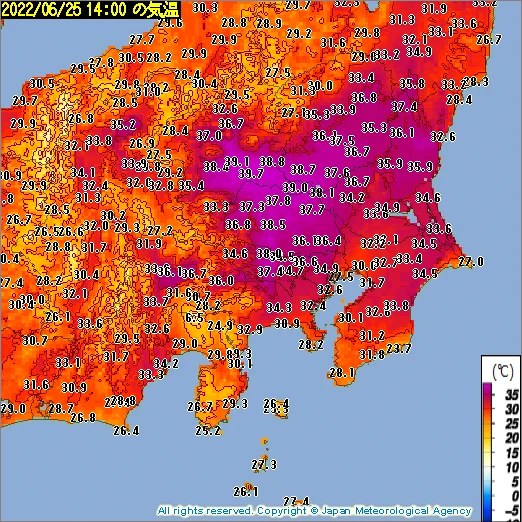 6月にして40℃を超えた関東地方……梅雨はどこへ……？