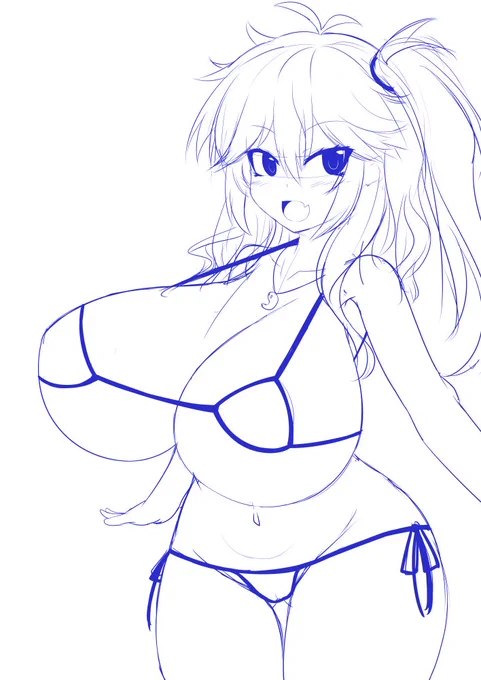 最近脱がしてないなぁ
 #暑いので脱ぎます 