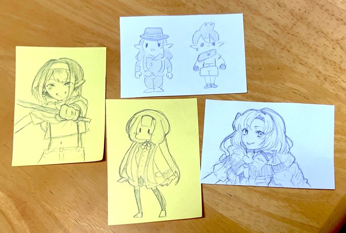 おうちなんでね
こういう落書きもします 